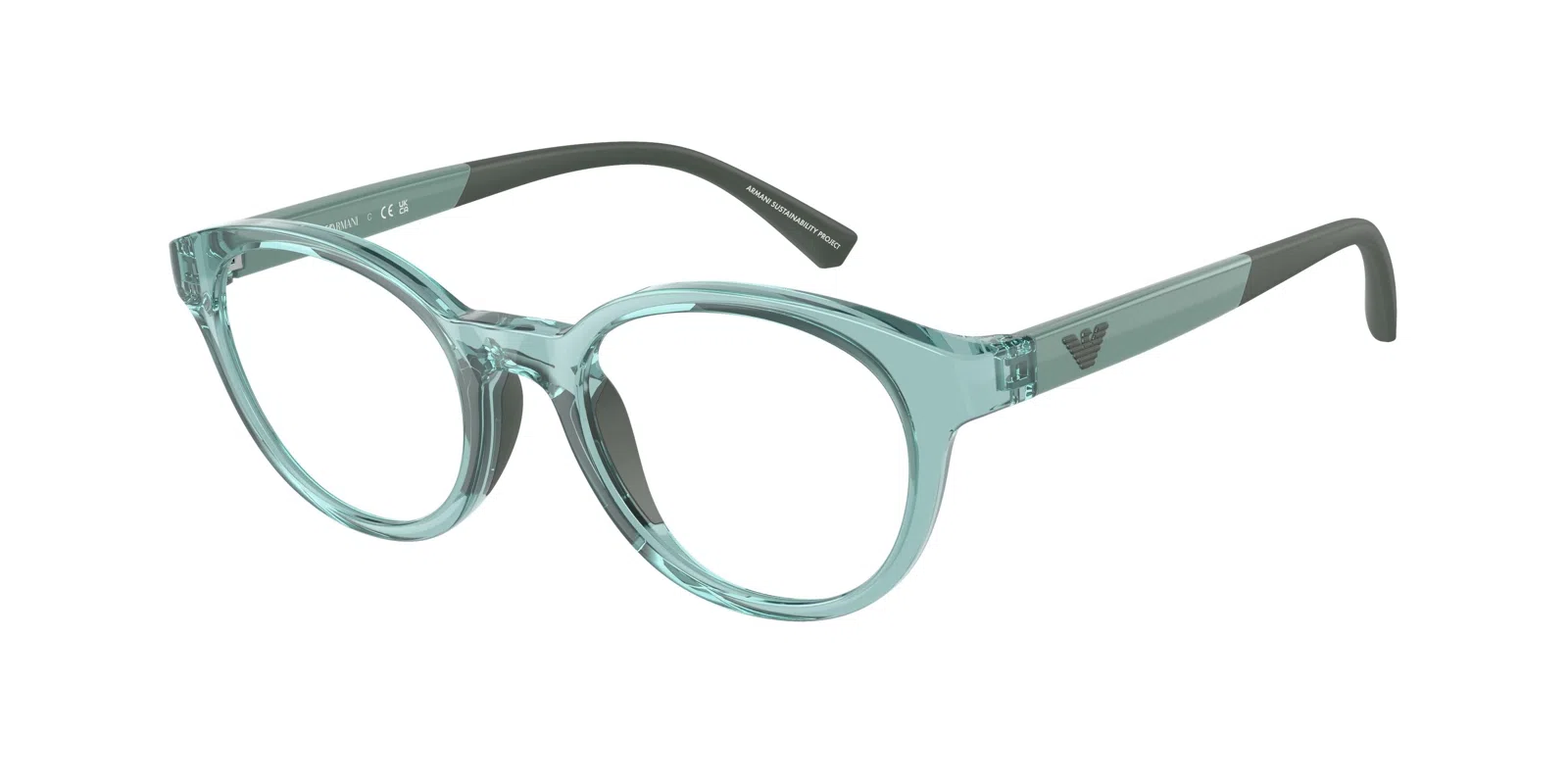 Emporio Armani Kids 3205 Eyeglasses - Transparent Pink - view 4